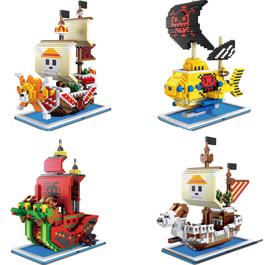One Piece Pirate Ship Building - огляд і ціна Model Kit Thousand Sunny