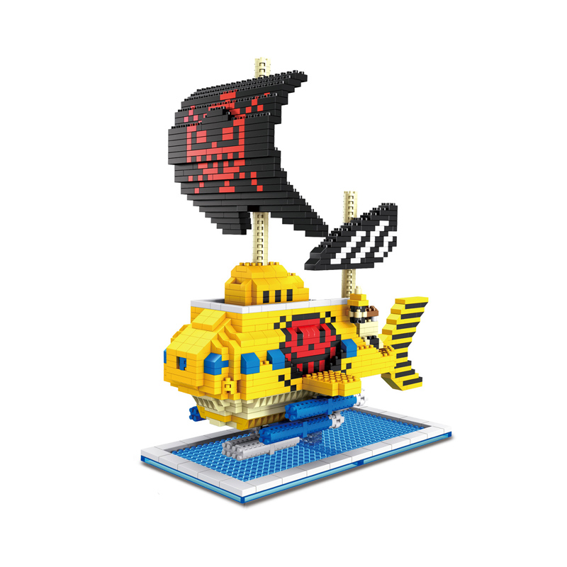 One Piece Pirate Ship Building - огляд і ціна Model Kit Thousand Sunny