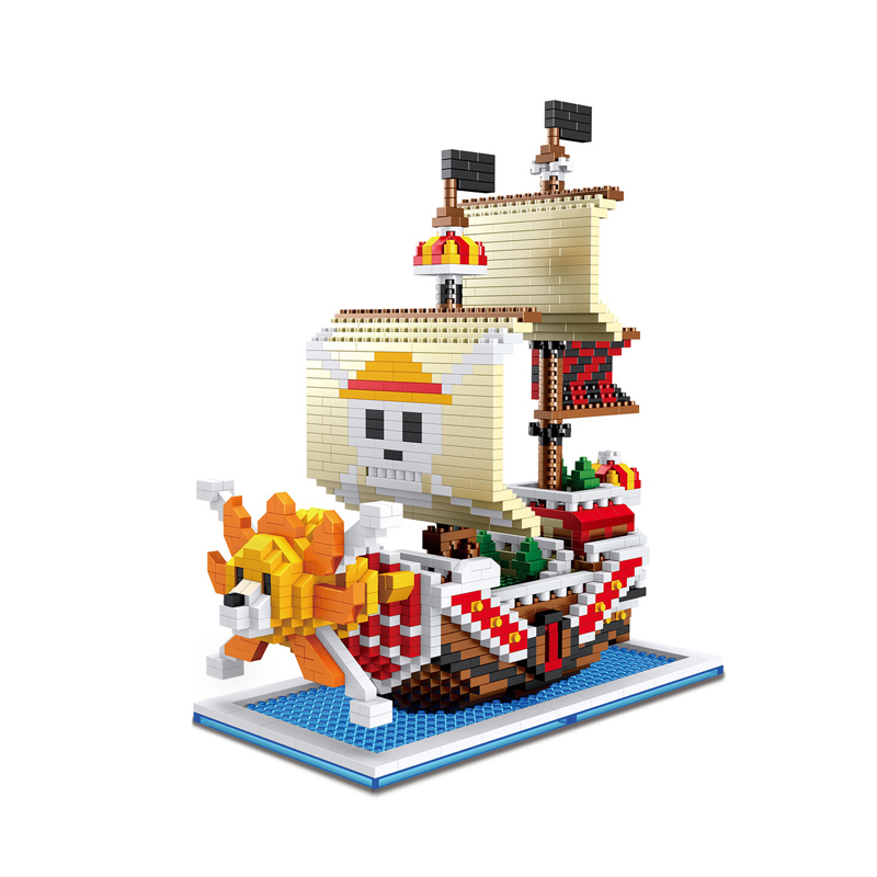 One Piece Pirate Ship Building - огляд і ціна Model Kit Thousand Sunny