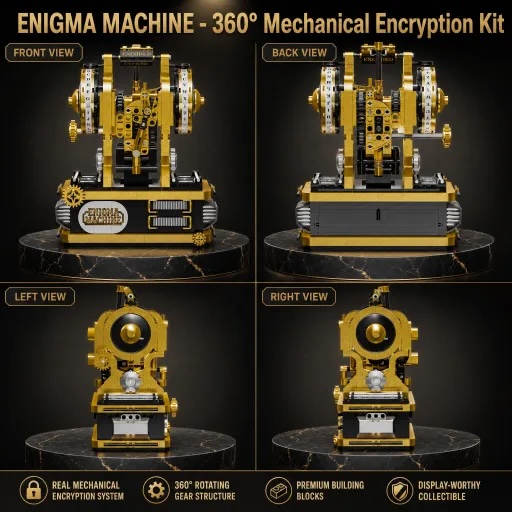 Enigma Machine Building Blocks - огляд і ціна Model Kit Chemistry