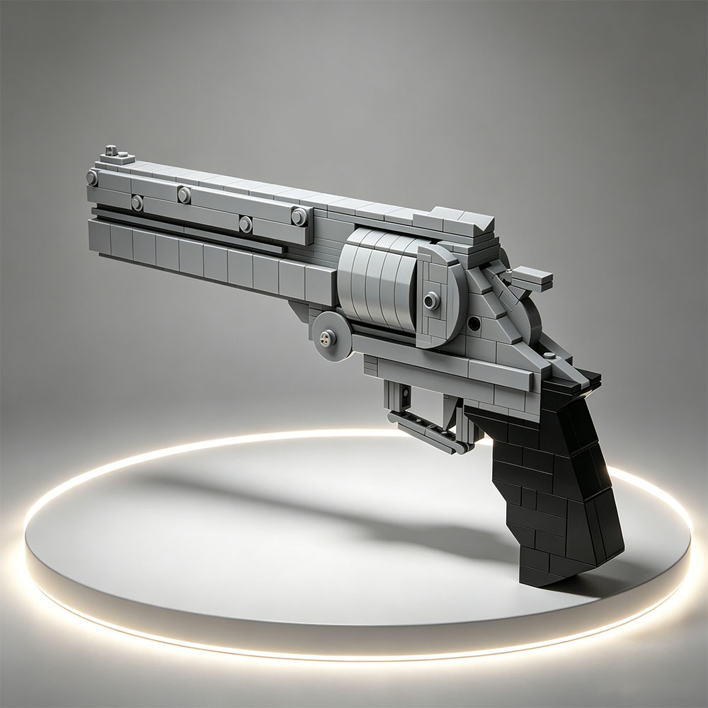 MOC Building Blocks Small Part - огляд і ціна Model Kit Revolver