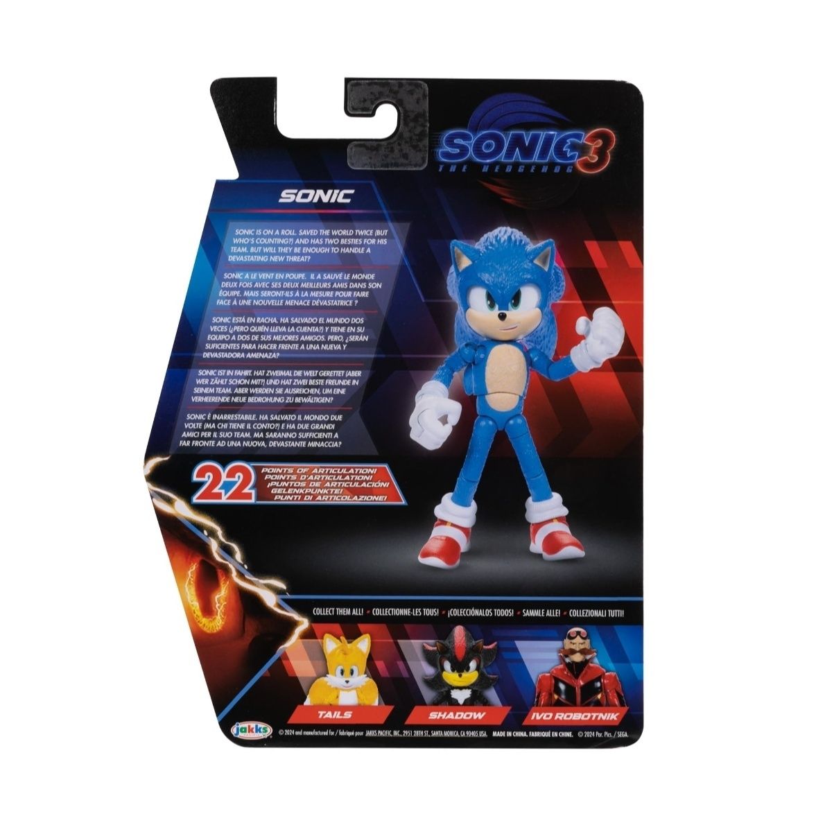 Sonic The Hedgehog 3 Movie Act - огляд і ціна Model Kit Sonic
