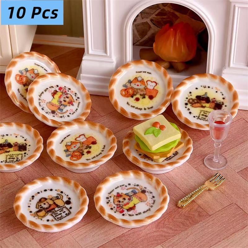 10Pcs/set Dollhouse Miniature  - огляд і ціна Model Kit House