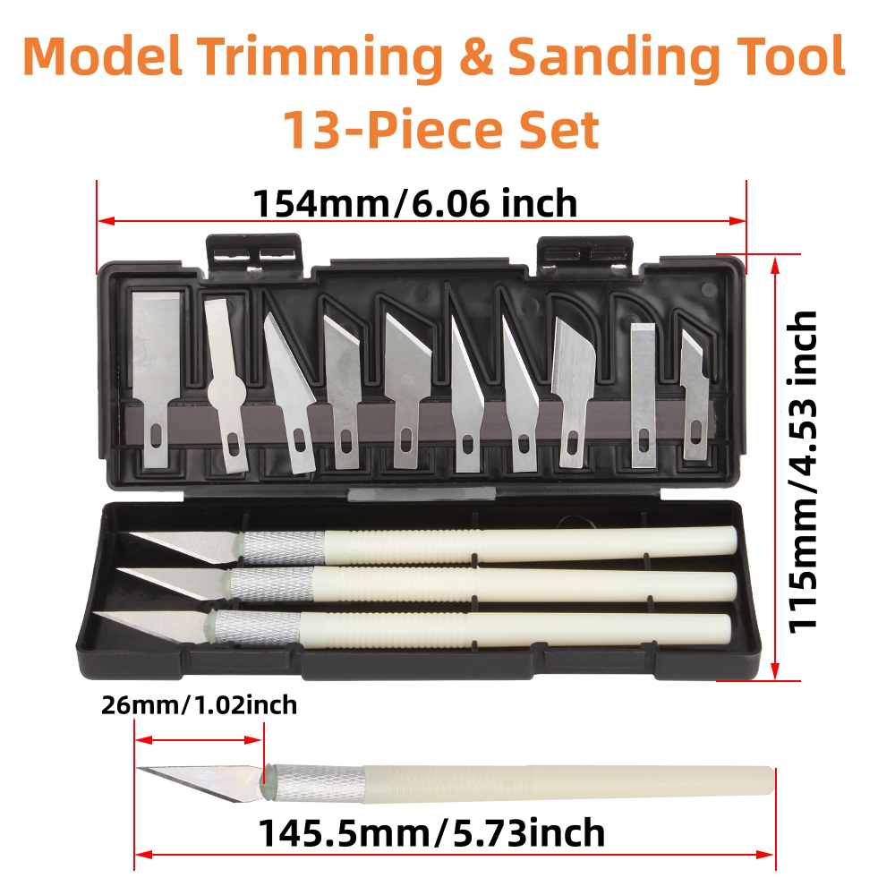 38 Pcs 3D Model Grinding Tool  - огляд і ціна Model Kit Cutter