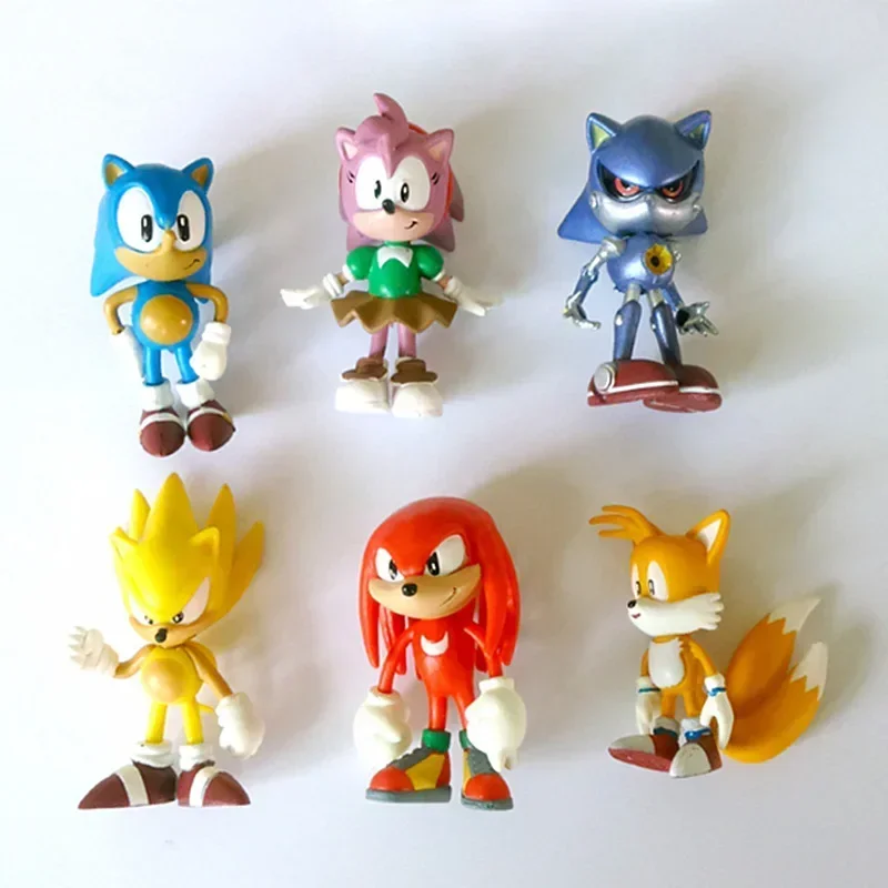 Set Mini Cute 6pcs Sonic PVC C - огляд і ціна Model Kit Sonic