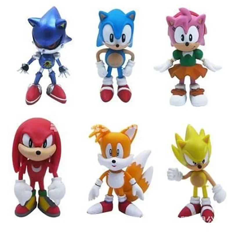 Set Mini Cute 6pcs Sonic PVC C - огляд і ціна Model Kit Sonic