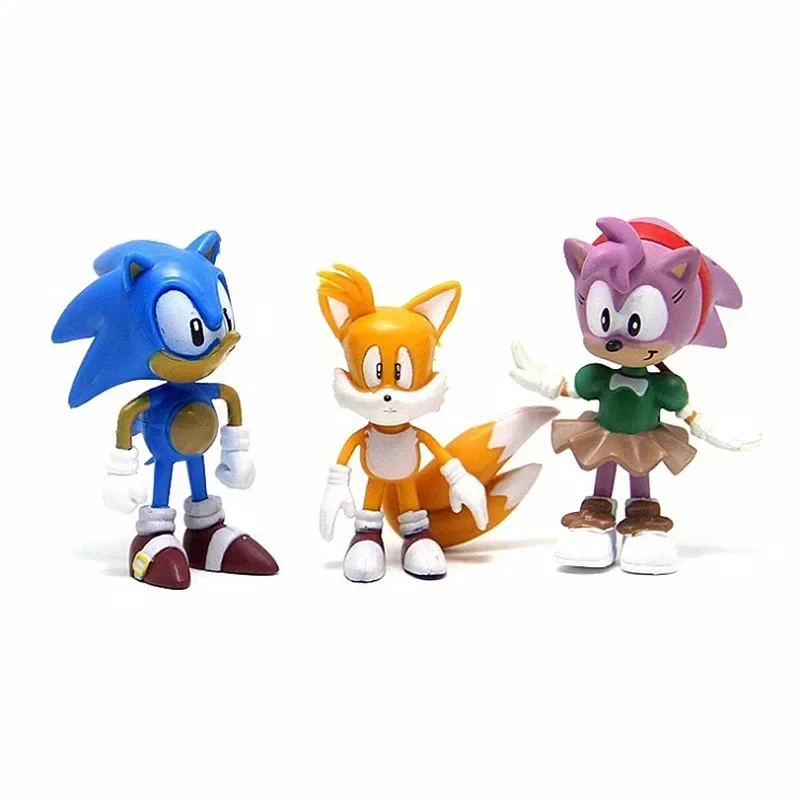 Set Mini Cute 6pcs Sonic PVC C - огляд і ціна Model Kit Sonic