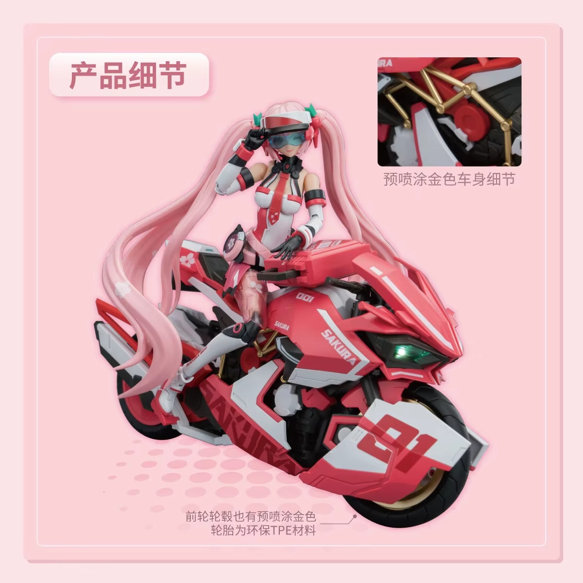 Hatsune Miku Sakura Miku Pink  - огляд і ціна Model Kit Sonic