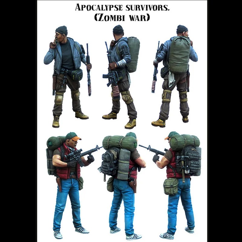 1/35 Die-Cast Resin Figure Mod - огляд і ціна Model Kit Zombie