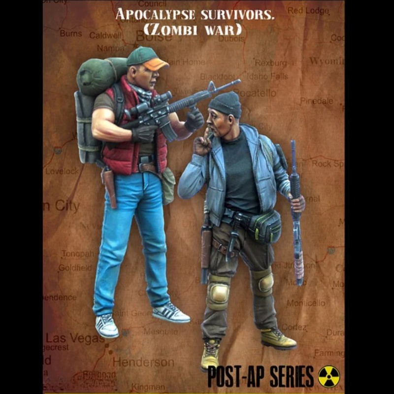 1/35 Die-Cast Resin Figure Mod - огляд і ціна Model Kit Zombie
