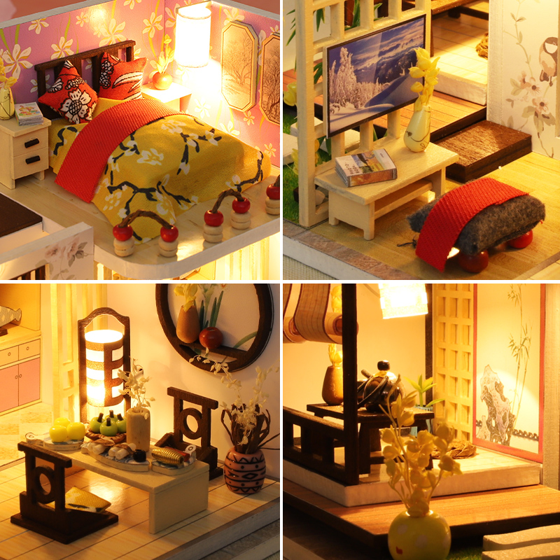 DIY Japanese Style Loft Villa  - огляд і ціна Model Kit House