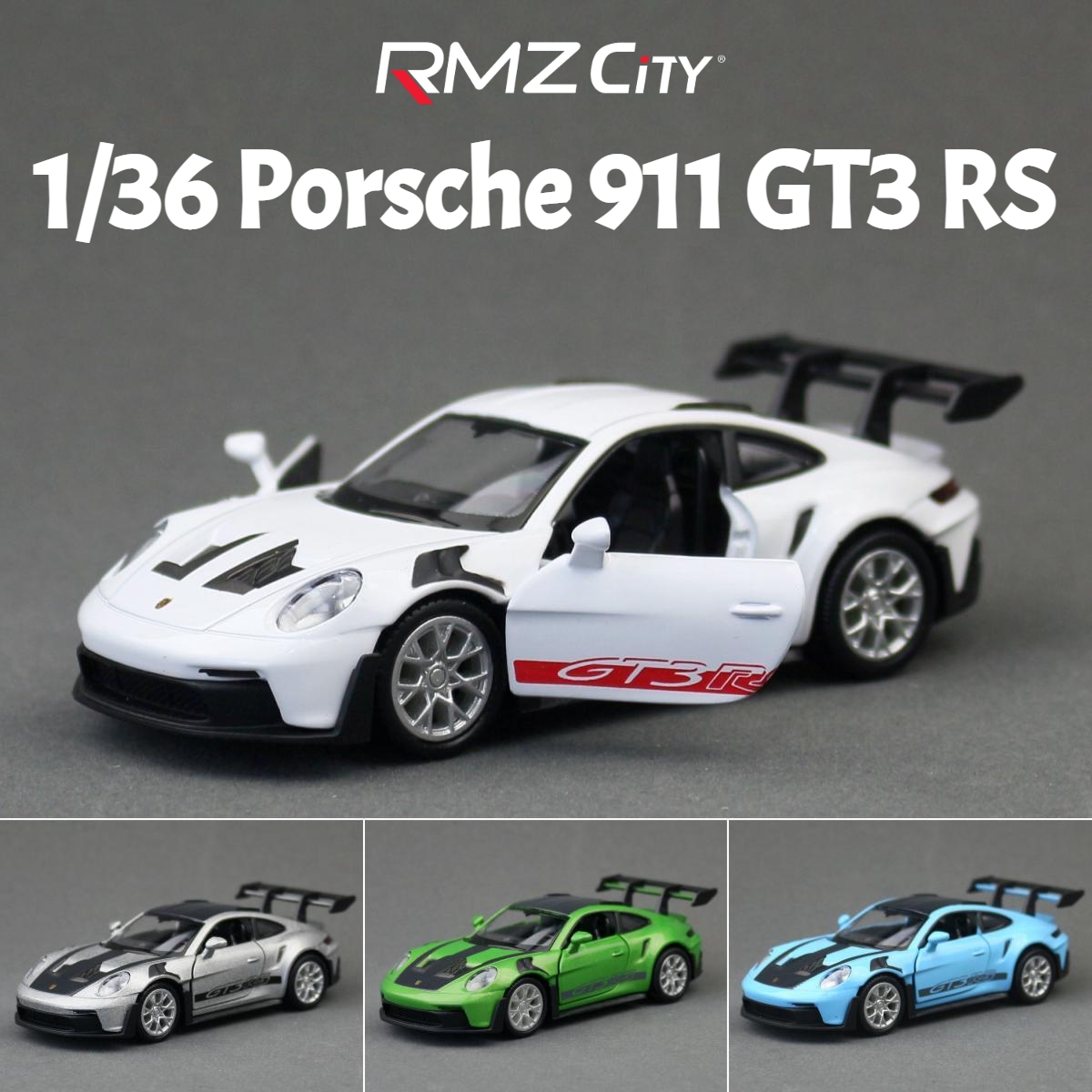1/36 Porsche 911 GT3 RS Toy Ca - огляд і ціна Model Kit Porsche 911
