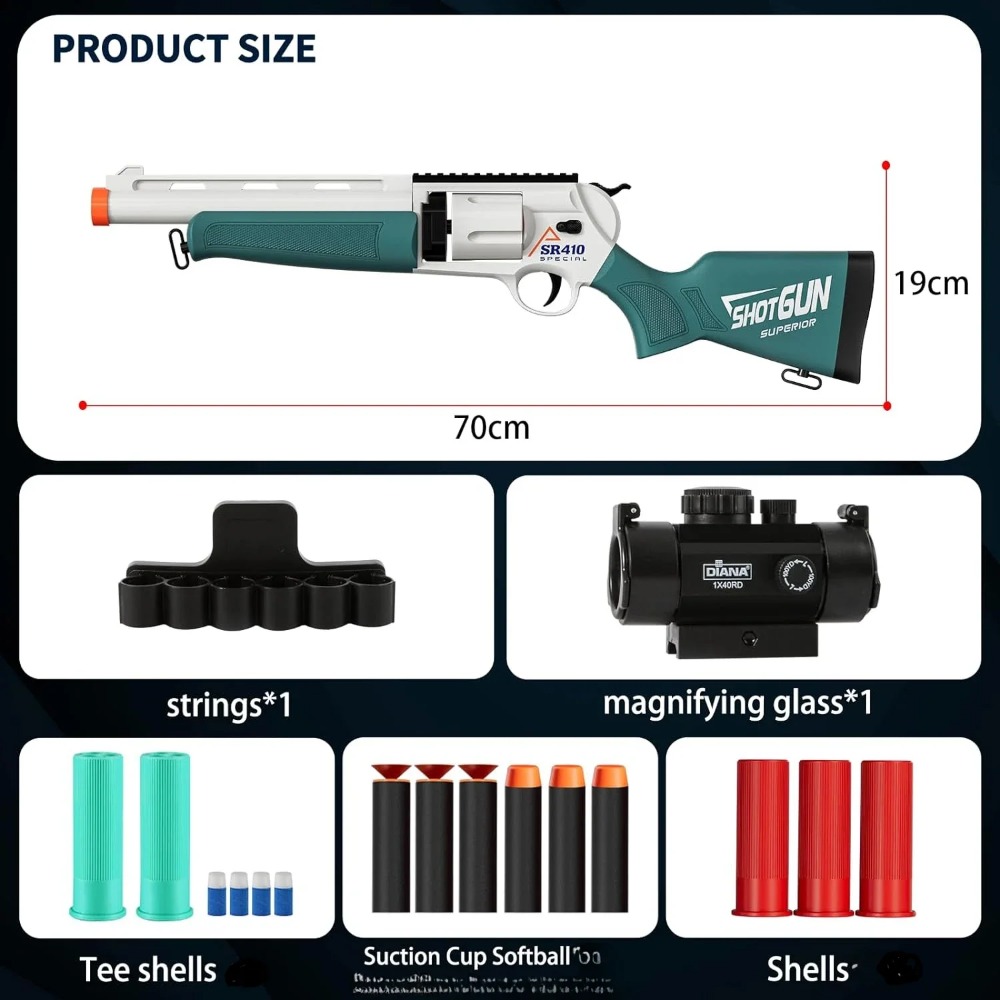 Manually Loaded Soft Bullet Sh - огляд і ціна Model Kit Revolver