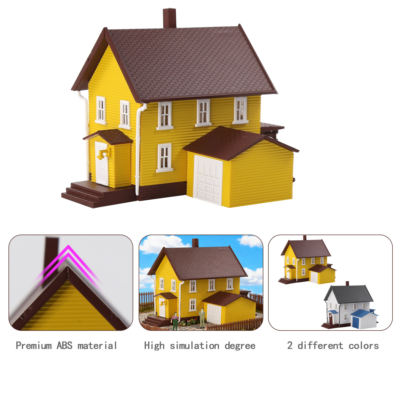 Evemodel N Scale 1:160 Model D - огляд і ціна Model Kit House