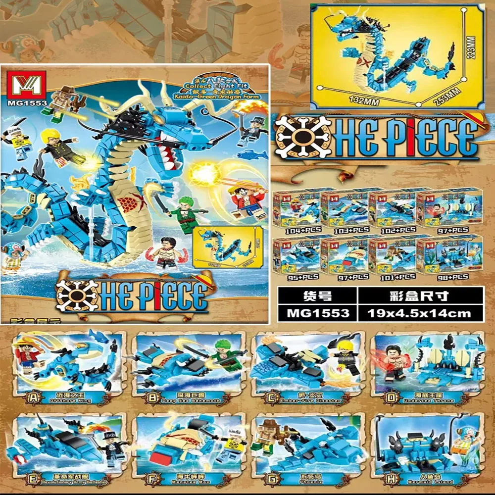 8in1 One Piece Building Blocks - огляд і ціна Model Kit Chemistry