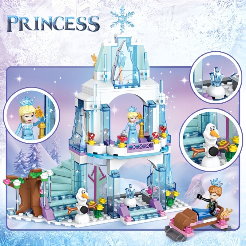 Elsa Ice Castle Building Block - огляд і ціна Model Kit House