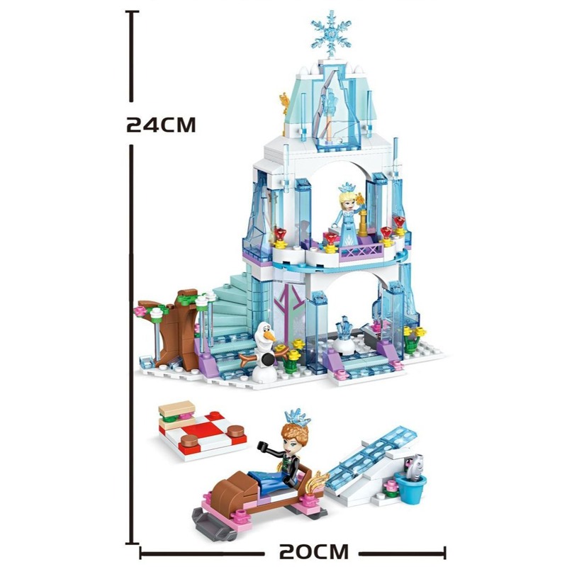 Elsa Ice Castle Building Block - огляд і ціна Model Kit House