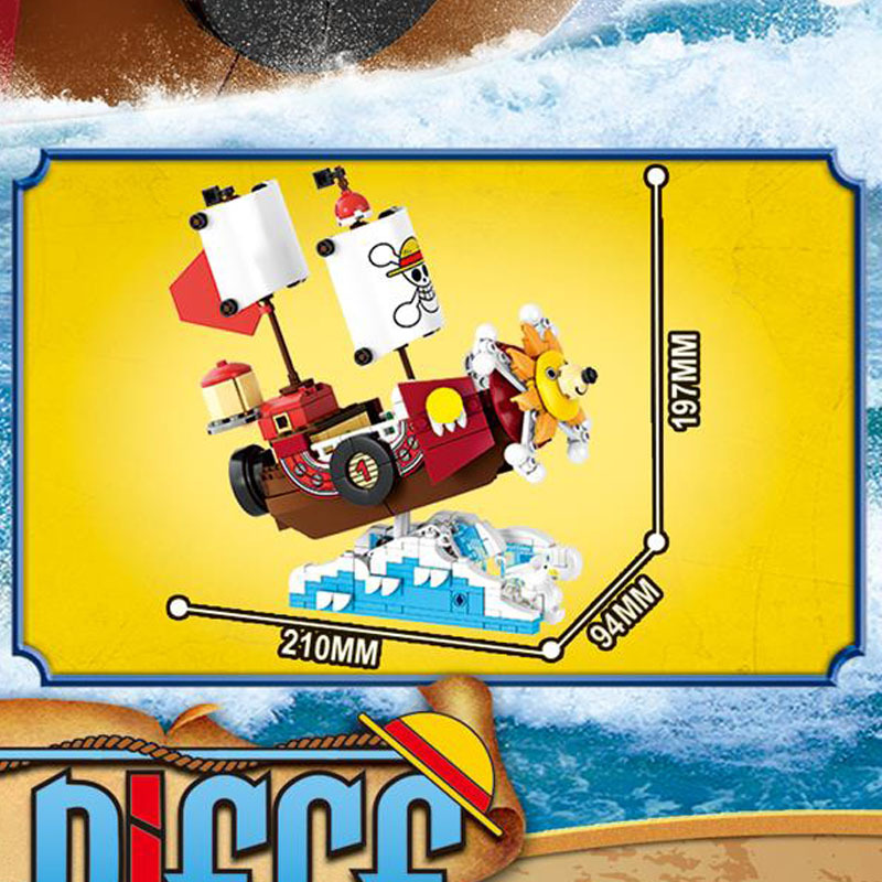 4in1 One Piece THOUSAND SUNNY  - огляд і ціна Model Kit Thousand Sunny