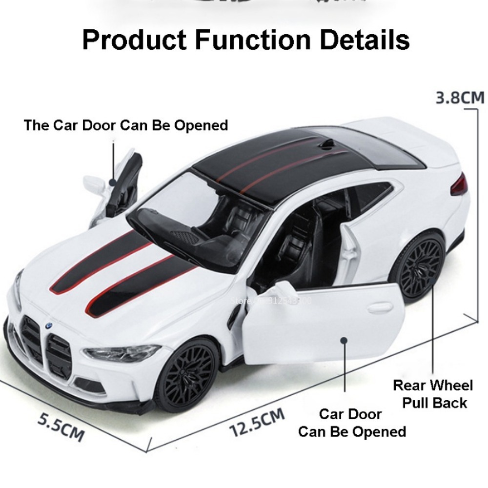 1/36 BMW M4 CSL Alloy Toys Car - огляд і ціна Model Kit Porsche 911