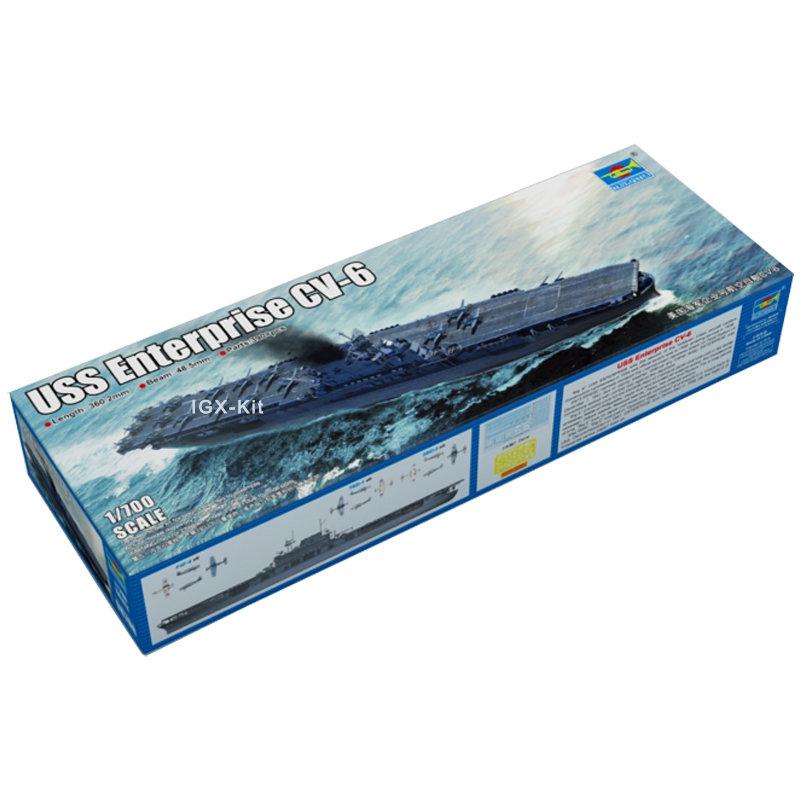 Trumpeter 06708 1/700 USS Ente - огляд і ціна Model Kit Uss Enterprise