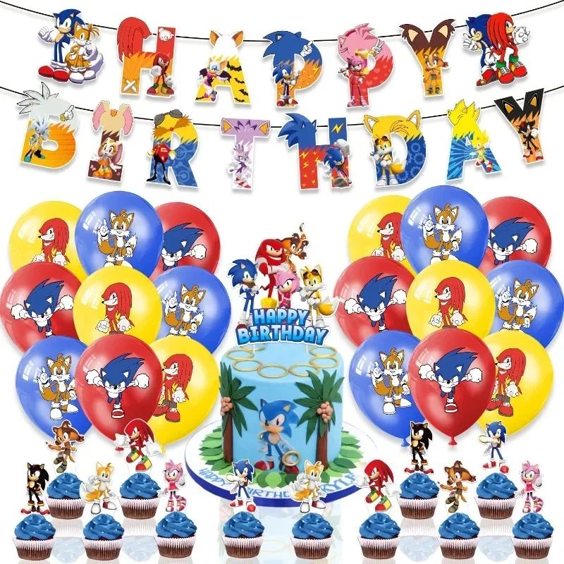 Sonic Theme Birthday Party Dec - огляд і ціна Model Kit Sonic