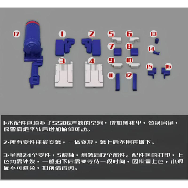 In Stock Hole Filling Shoulder - огляд і ціна Model Kit Sonic