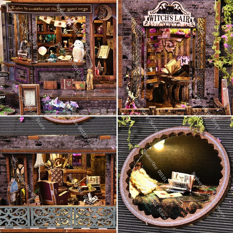 Wooden Miniature House Buildin - огляд і ціна Model Kit House