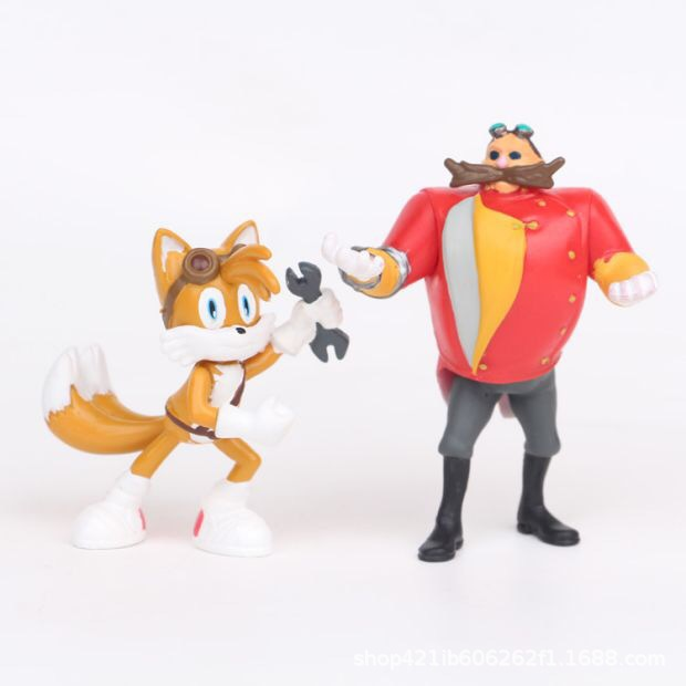 6Pieces/Set Sonic Action Figur - огляд і ціна Model Kit Sonic